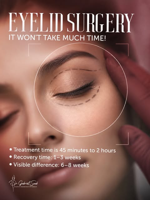 Refresh your look in less time than you think! Precise blepharoplasty delivers natural, long-lasting
