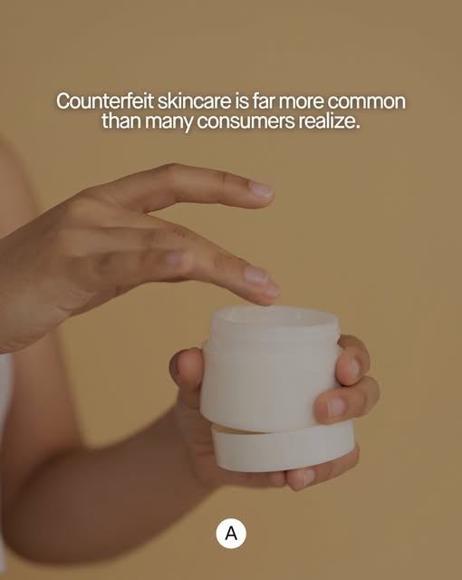 Your skincare might look real—but is it? 👀 

Counterfeit beauty products are becoming increasingly 