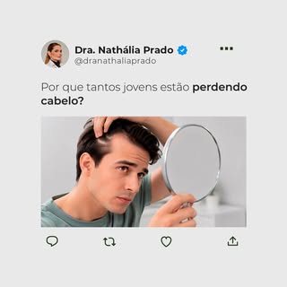 A queda de cabelo deixou de ser um problema exclusivo de homens maduros.

Cada vez mais jovens entre