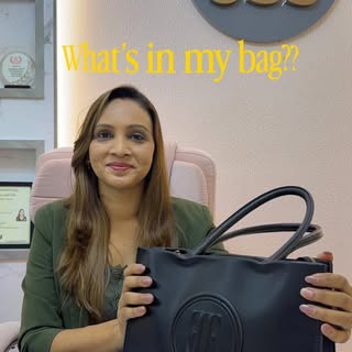 What’s in My Bag? 🎒✨
Curious about what keeps me going all day? From skincare essentials to daily e