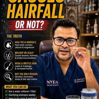 🚿 Does Hard Water in Lucknow Cause Hair Fall?

Not exactly—but it can make things worse.

Hard wate