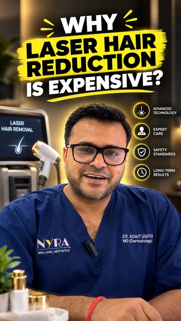 Why does laser hair reduction cost more than waxing or shaving? 🤔

Because you’re not simply paying