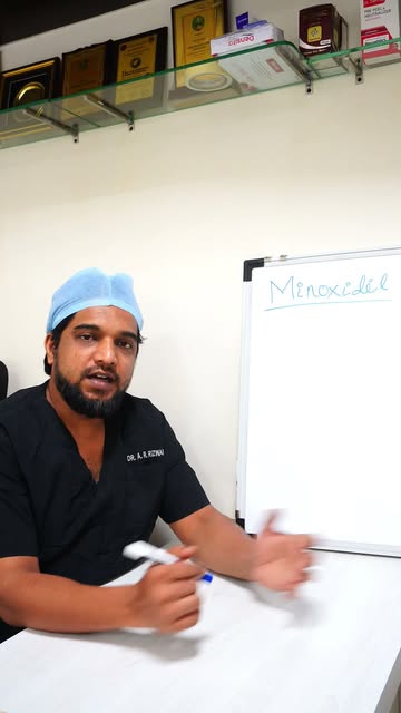 Struggling with hair loss? 📉 Dr. A. R. Rizwan explains how Minoxidil works to stimulate hair growth