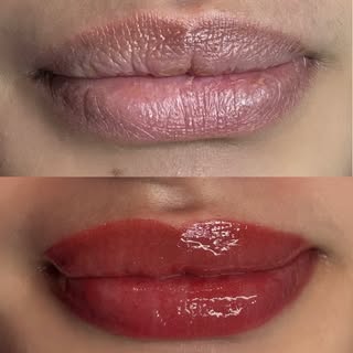 POV: you get your lips tattooed by me 🤗

Full process :
 • custom shape mapping, 
 •tattooing the o