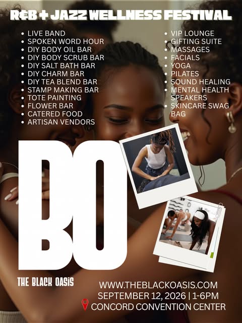 ✨ **I’ll be at The Black Oasis!** ✨

Join me **September 12th from 1–6 PM** at the **Concord Convent