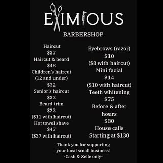 As of August 1st 2025 these are the new prices.