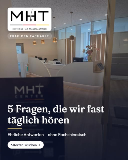 5 Fragen, die wir fast täglich hören – und ehrliche Antworten.

Muss der Kopf rasiert werden? Tun di