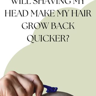 Will shaving my head make my hair grow back quicker?✨

#hairloss #fyp #femalehairloss #hairlossclini