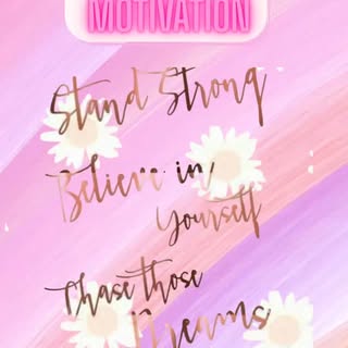 💫 Motivational Monday Quote 💫
 “Stand strong, believe in yourself, chase those dreams.” 🙏
God equ