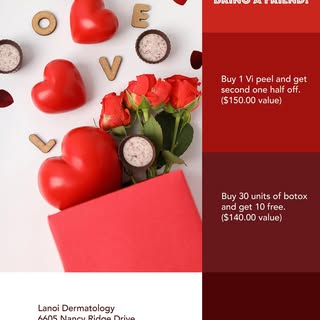 💕💖LOVE IS IN THE AIR💖💕 Treat yourself and the ones you love to a VI peel and some Botox this mon