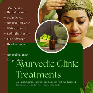 🌿AYURVEDIC CLINIC TREATMENTS ARE HERE!🌿

Relax. Restore. Rebalance.✨

Experience our natural-inspi