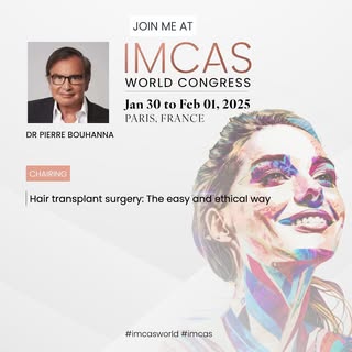 Chairman de la session “Hair Transplant Surgery: The Easy and Ethical Way”.
📍 Lieu : Palais des Con