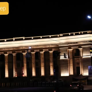 New light system installed at heritage building of Gwalior (Maharaj Bada).it was built in 19th centu