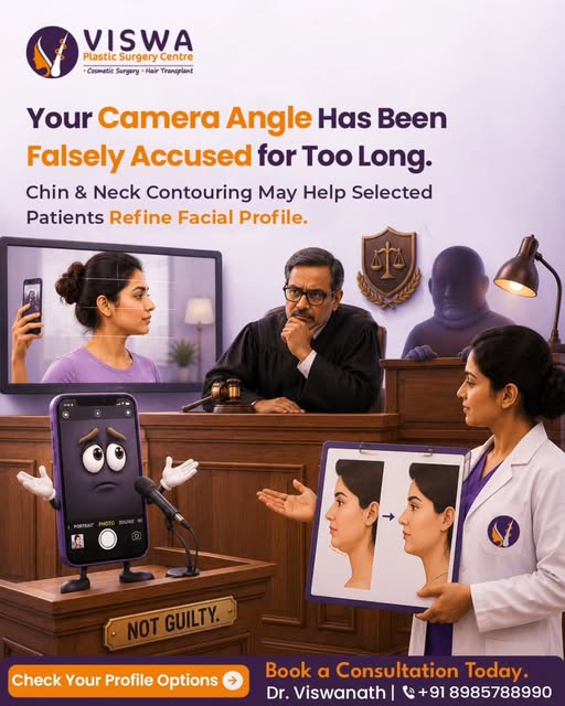 Your Camera Angle May Not Be the Real Problem.

Sometimes, the way your chin and neck appear in phot