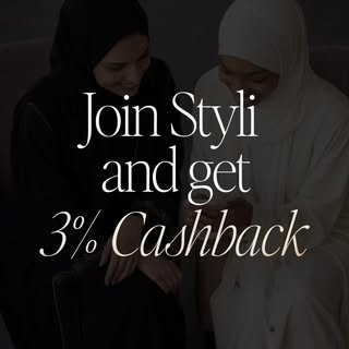 Glow more, earn more ✨ Get 3% cashback on every visit with Styli. Ask our front desk team for more i