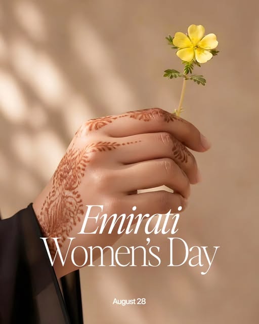 Rooted in heritage, blooming forward. 🌼
Happy Emirati Women’s Day! 🇦🇪 🧕

#emiratiwomensday #aug2