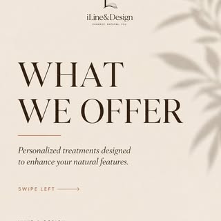 Not sure which service is right for you? Here’s a quick look at everything offered at iLine & Design