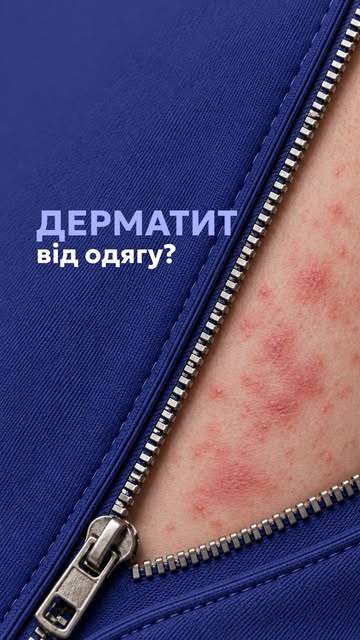 Свербіж, почервоніння чи висип після контакту з одягом — це може бути не просто подразнення❌

Причин