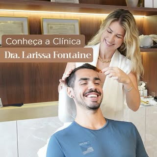 ✨ Confira a parte 1 da minha visita especial à Clínica Dra. Larissa Fontaine! Vou compartilhar minha