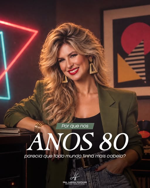 Será que nos anos 80 as pessoas tinham mais cabelo ou os penteados criavam essa impressão? 👀

A era