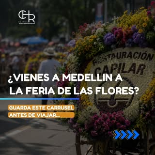 🌸 ¿Vienes a Medellín para la Feria de las Flores? 🌻

Entonces este carrusel es para ti. 👀

Este a