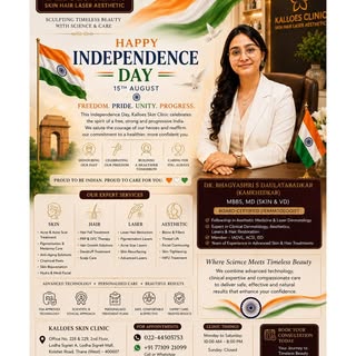 🇮🇳 HAPPY INDEPENDENCE DAY 🇮🇳

🇮🇳 HAPPY INDEPENDENCE DAY 🇮🇳
15th August | Kalloes Skin Clinic