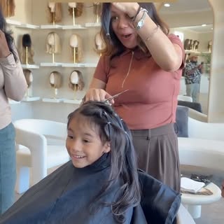 He's only 4 years old, but instead of just cutting his hair, he already understands the power of giv