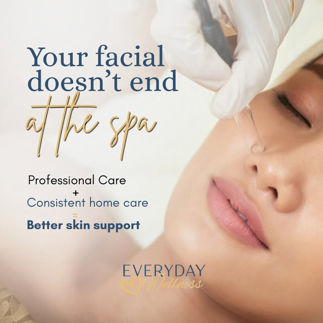 Professional treatments and consistent home care work best as a team.

A customized facial gives Ken