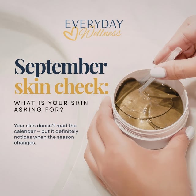 As we move from summer toward fall, you may notice your skin feels a little different.

Maybe it loo