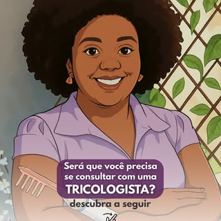 A tricologia vai muito além de “cuidar dos fios”.
 É ciência que investiga, trata e acompanha a saúd