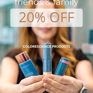 ✨ Friends & Family is here! ✨

Enjoy 20% OFF Colorescience—the perfect time to restock your SPF favo