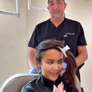10-day follow-up after her FUT hair transplant.

She’s healing beautifully, and early growth is alre