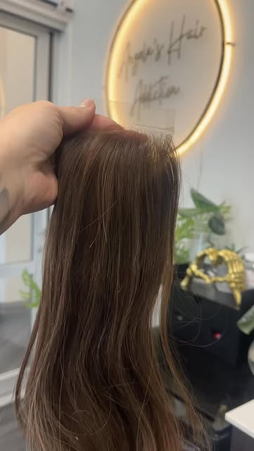 A good hair replacement system should make you question where her natural hair ends and the system b