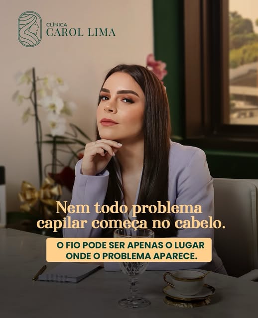 🧠🩺 Nem todo problema capilar começa no cabelo.

Às vezes, o fio é apenas o lugar onde o problema a