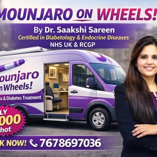 Mounjaro on wheels ! Book now 7678697036 #mounjaro #weightloss #weightlossstory