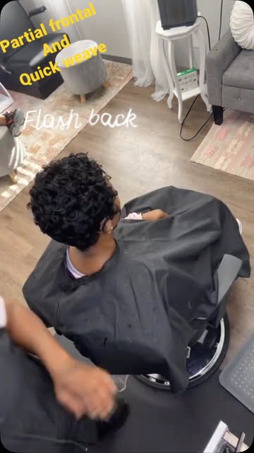 Come curl this hybrid install with me! ✨ My client has a 13×6 frontal in the front and a quick weave