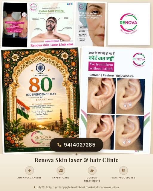 Discover expert laser hair removal services at Renova Skin Laser & Hair Clinic. Achieve smooth skin 