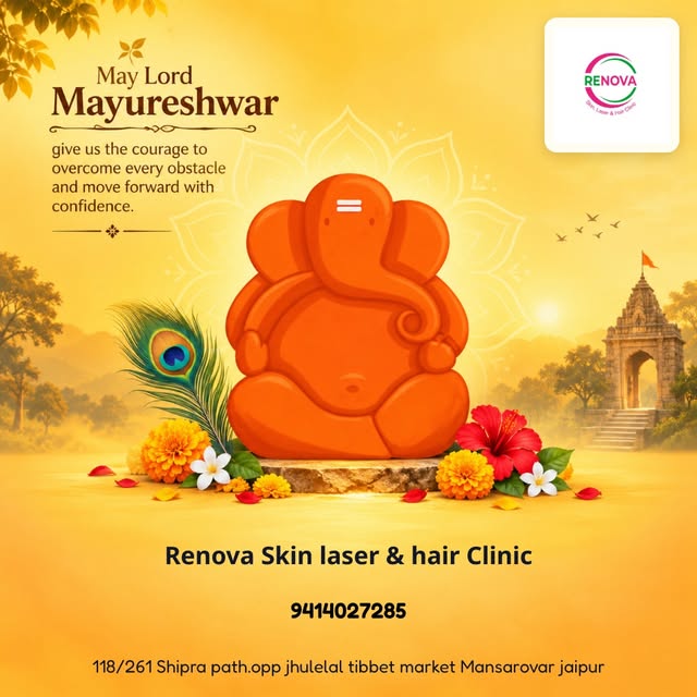 Discover radiant skin with Renova Skin Laser & Hair Clinic near me during Ganpati 2026, inspired by 