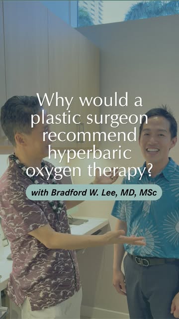 There’s a reason some surgeons are turning to hyperbaric oxygen therapy (HBOT)!

When healing after 