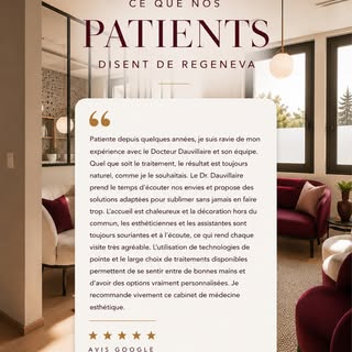 La meilleure publicité n'est pas celle que nous faisons. C'est celle que nos patients écrivent ⭐️

D