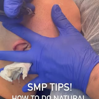 ✨SMP TIPS✨
To achieve natural looking side profiles, We use a light layer after light layer techniqu