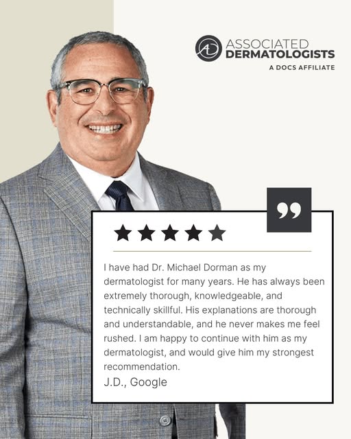 Five stars all around for Dr. Michael Dorman 👏🏼✨

Ready for your next skin consult? Visit our webs