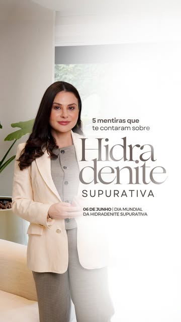 ✨ DIA MUNDIAL DA HIDRADENITE SUPURATIVA 

⚠️ Hoje é o o dia mundial da Hidradenite supurativa, doenç