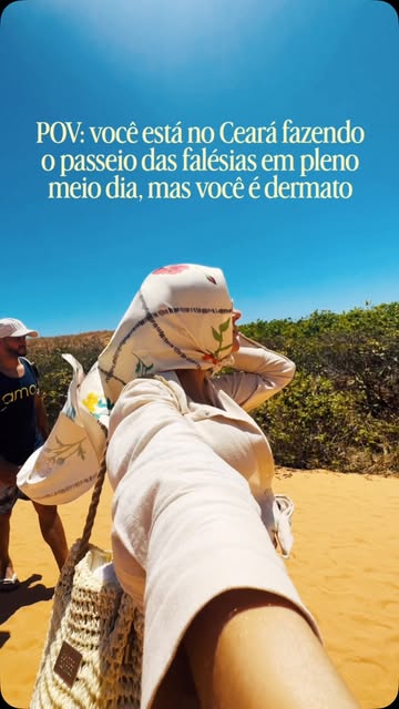 É o nosso jeitinho de viver as experiências e ainda sim estar protegida 😎☀️👒 o sol não é inimigo, 