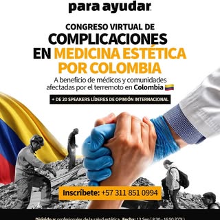 🇨🇴 PREVENIR PARA AYUDAR: Congreso Virtual de Complicaciones en Medicina Estética por Colombia

La 