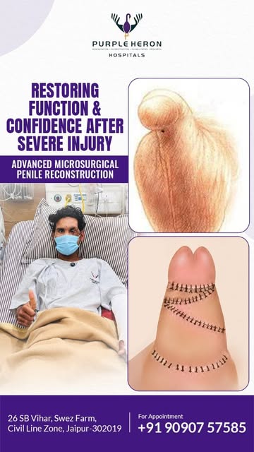 💜✨ When Reconstruction Helps Rebuild More Than What Was Lost

A devastating accident left this pati