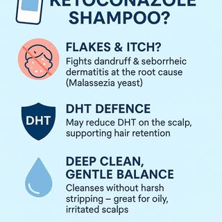✨ Why Ketoconazole Shampoo is a Scalp Hero ✨

Dealing with flakes, itch, or thinning hair? 👀
Ketoco