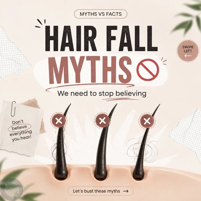 Hair fall comes with a lot of advice—and not all of it is true. 👀

✂️ Does cutting hair make it gro