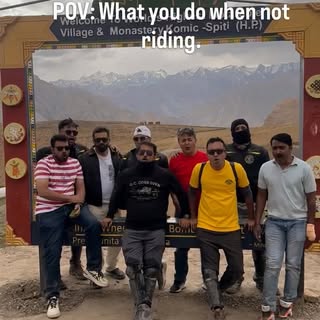 POV: What you do when you’re not riding?

We Party @cafe1986_ 

#spiti #adventureawaits #viralreel #