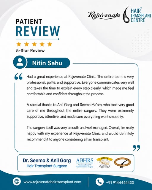 A positive patient experience is always the greatest reward. ❤️

Nitin Sahu shares his experience at